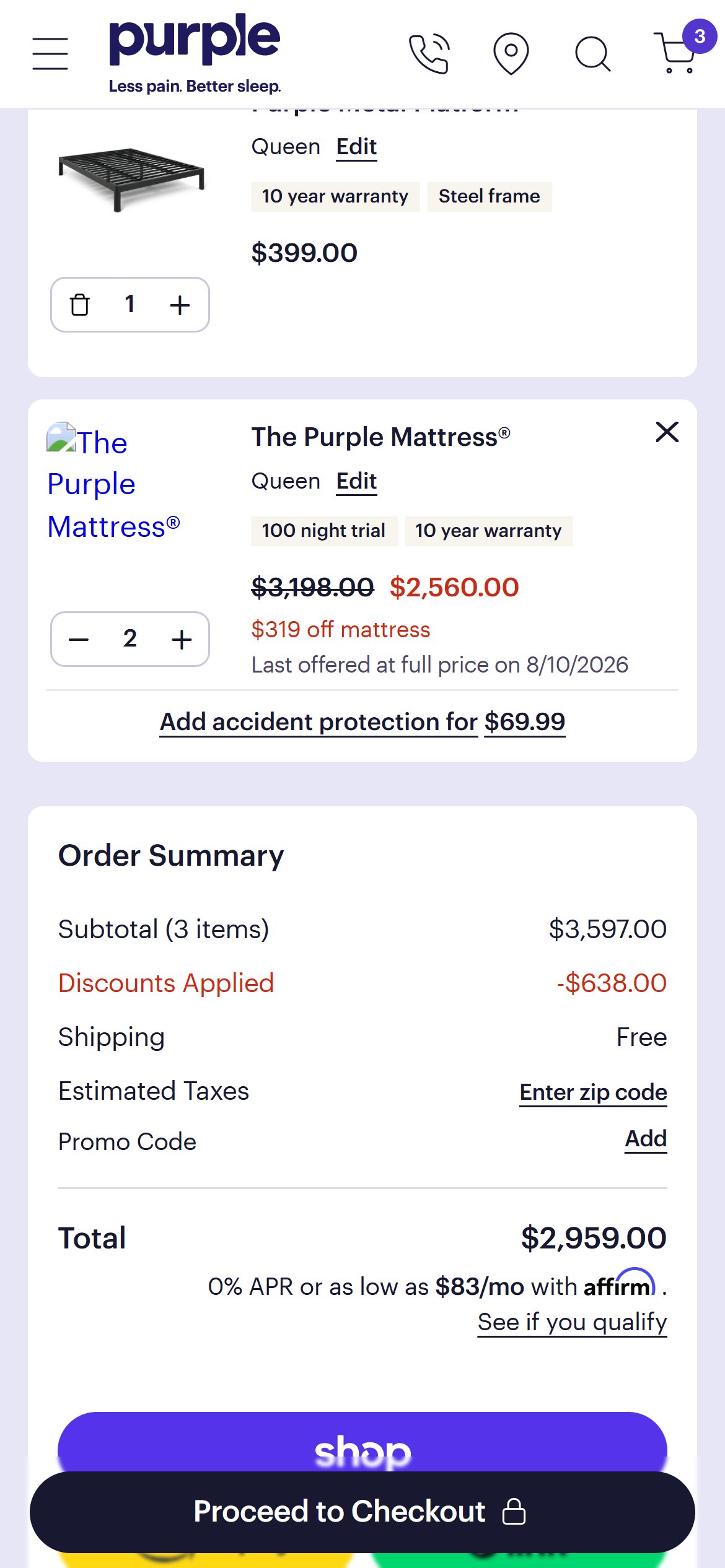 Purple — Mobile